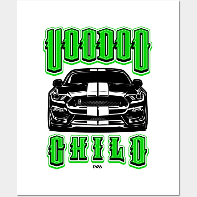 Mustang GT350 Voodoo Child Wall Art by LYM Clothing